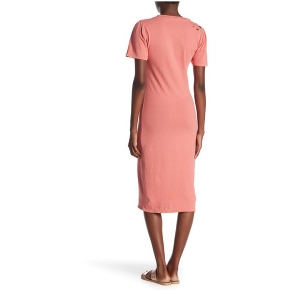 Abound Nordstrom Distressed Sheath Midi Dress XS - Picture 13 of 13